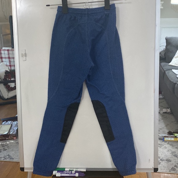 Blue Kerrits riding pants - herringbone pattern - Picture 4 of 5